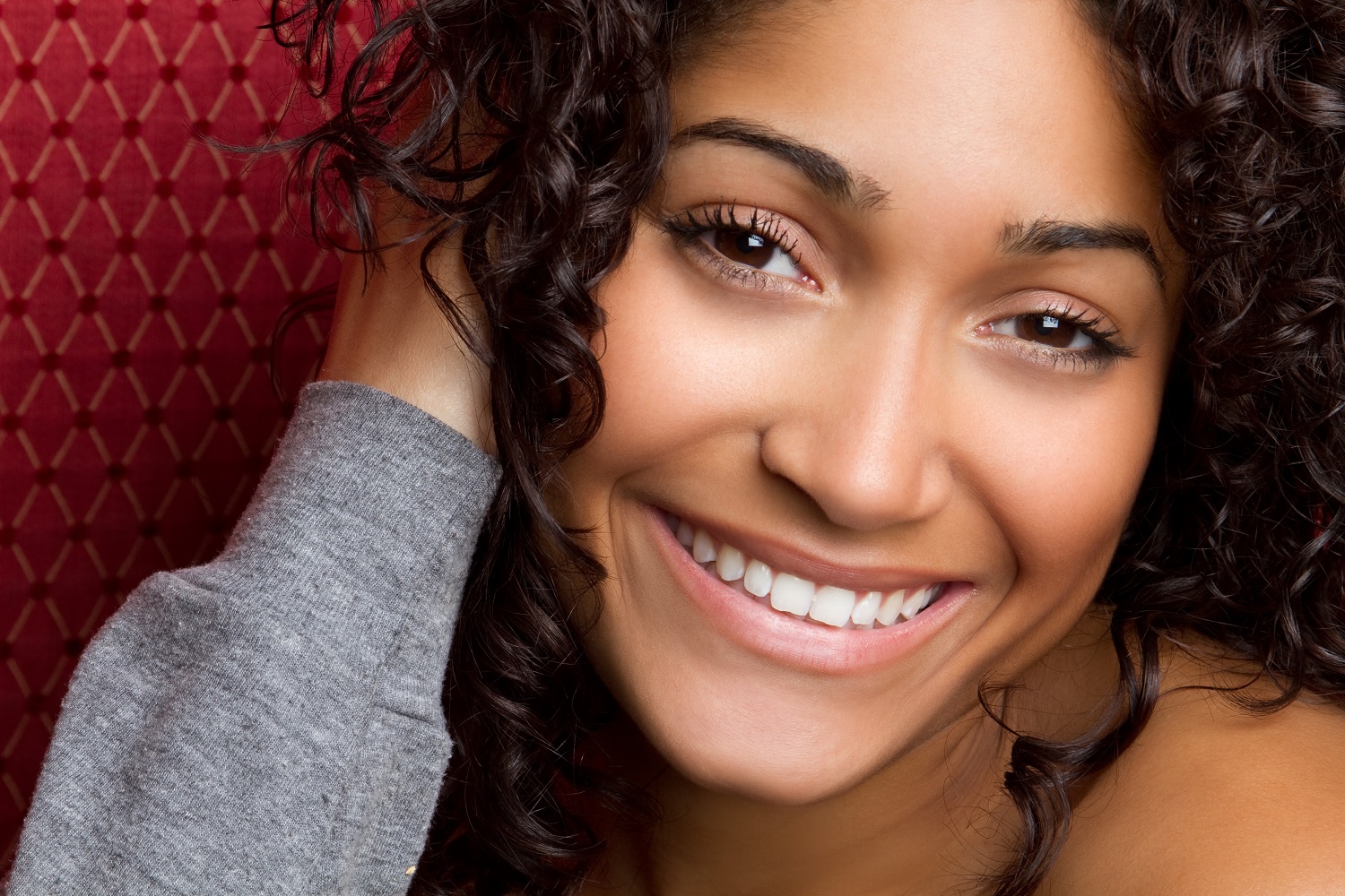 Beautiful smiling black woman